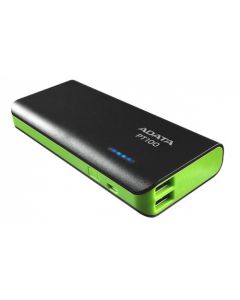 Adata APT100-10000M-CBKGR power bank pt100 negro verde 10000 mah