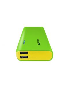 Adata APT100-10000M-CGRYL power bank pt100  verde con amarillo 10000mah(bateria
