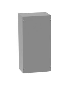 Hoffman ASE24X24X8NK gabinete con cubierta de tornillo tipo 1 sin orificios ciegos, 24 x 8, acero, gris