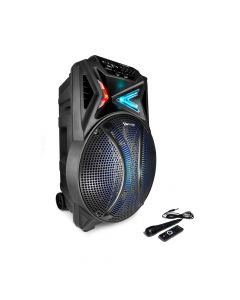 Vorago ksp-501 Bocina Karaoke 15" Bluetooth, Recargable 1 Micr. Tws
