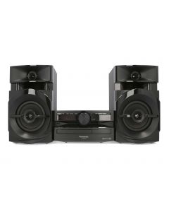 Panasonic sc-akx110pnk Mini Componente. Panasonic. sc-akx110pnk. Sonido: Amplificador Digital 2 Canales - Woofer 13cm, Tweeter Ecualizador Latino Preestablecido, D. Bass Beat