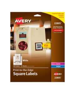 Avery 22805 Etiqueta Cuadrada 1 12in X 600 Etiquetas
