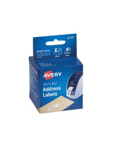 Avery 4150 Ave-4150 Etiqueta Termica Blanca. 1 8 X 3 2 2.8 8.9cm 206 Etiq. Rollos