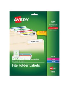 Avery 5266 Etiqueta Multicolor Para Folder Laserinkjet 750