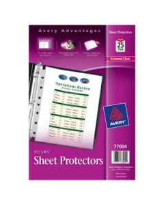 Avery 77004 Protectores De Hojas Semitransparente 25