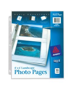 Avery pp46h10 Protector Para Fotos Horizontal 10.16 X 15.24
