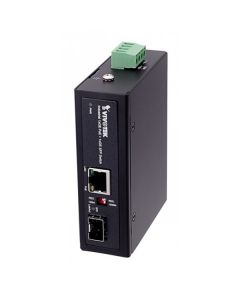 Vivotek AW-IHT-0200 switch industrial 1xge poe plus sfp entrada 48-56 vdc -40 c