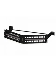 Belden ax104600 Kconn Angled Ppanel 48p 1u Blk