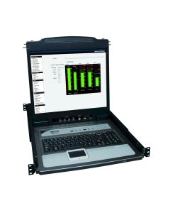 Tripp Lite B020U1619K b020-u16-19-k consola kvm para instalación en rack de 1u 16 puertos netdirector con lcd 19 + 8 cables combinados ps2usb