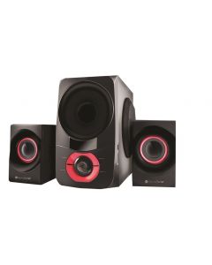 Tech Zone tz18boc02bt Techzone B0400l6 Bocinas 2.1 50 W Usb Microsd 3.5mm Fm Bluetooth Ctrl Rem