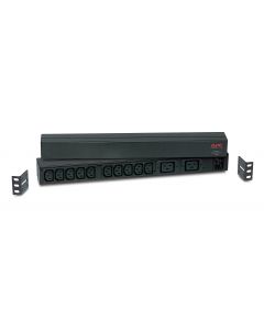 Apc AP9559 rack pdu basic 1 u 16a 230v unidad de distribución energía (pdu) 12 salidas ac 0u1u negro