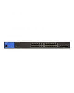 Linksys LGS328C 24-port managed gigabit switch 4 10g sfp+ taa