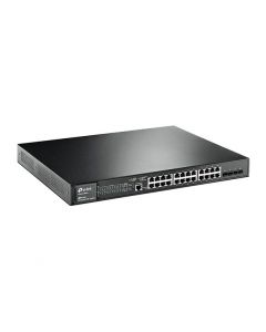 Tp-link t2600g-28mps(tl-sg34 Switch Gigabit L2 Jetstream Poe De 24 Puertos Con 4 Ranuras Sf