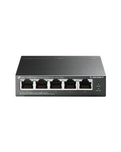 Tp-link TL-SG1005LP dispositivo de redes no administrado gigabit ethernet (101001000) energía sobre (poe) negro