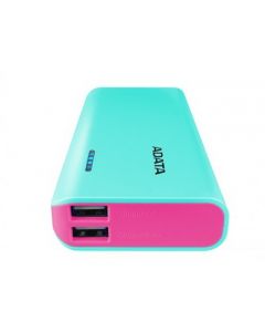 Adata apt100-10000m-5v-ctbpk Batdat180 Pt100 Powerbank - Aqua  10 000 Mah