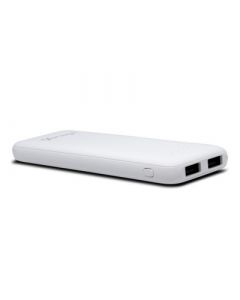 Vorago pb-301b Power Bank - Blanco, 5000 Mah, 2 Puertos 1a 2.1a