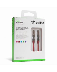 Belkin av10127tt03-red Av10127tt03red Cable,3.5mm Audio,mm,flat,straight,