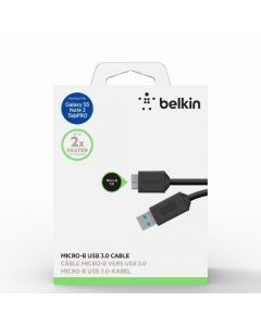 Belkin f3u166bt03-blk F3u166bt03blk Cable Usb 3.0 Microb Negro