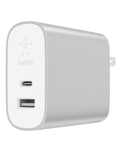 Belkin f7u061dq-slv Cargador De Pared Usb-c + Usb