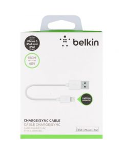 Belkin f8j023bt2m-wht Cable Mixit T Lightning A Usb Chargesync