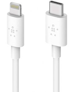 Belkin f8j239bt04-wht Cable Mixit Up Ltg To Usb-c Chargesyn Cbl 4 Wht