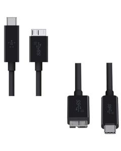 Blackpcs f2cu031bt1m-blk Belkin Cable Usb 31 Type C-micro B10gbps3a 1m Black