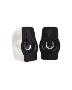 Acteck ac-922890 Bocinas 2.0  Echo - 2.0, 6 W, Negro Blanco