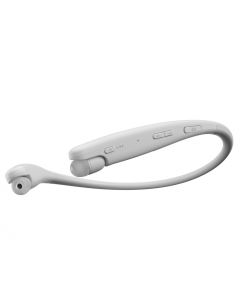 Lg hbs-sl5 Audífonos Retractiles Bluetooth 5.0 - Tone Style Blanco, Banda Delgada Para Cuello, Con Sonido Meridian, Batería De Larga Duración (8 Horas)