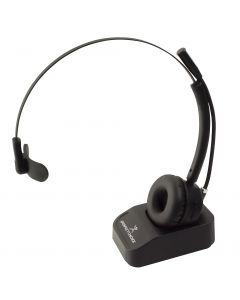 Perfect Choice PC-116974 diadema inalámbrica con base de carga - diadema, negro, bluetooth