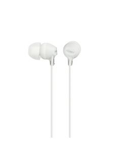 Sony mdr-ex15lp/wcu Mdr-ex15lp Wcu Audífono Con Gomas - Color Blanco, 3.5 Mm, 1.2 M