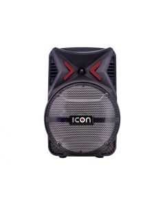 Techzone ICBAF08-2 bafle  - negro rojo