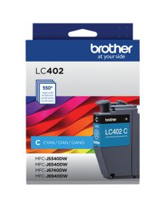 Brother LC402CS cartucho de tinta 1 pieza(s) original rendimiento estándar cian