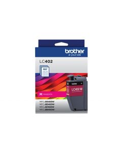Brother LC402MS cartucho de tinta 1 pieza(s) original rendimiento estándar magenta