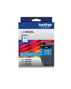 Brother LC402XLCS cartucho de tinta 1 pieza(s) original alto rendimiento (xl) cian