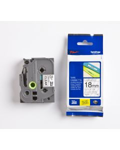 Brother tze-141 Cinta Para Impresora De Etiquetas Negro Sobre Transparente