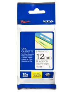 Brother tze-231 Cinta Para Impresora De Etiquetas Negro Sobre Blanco