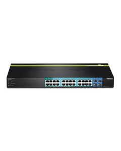Trendnet tpe-2840ws C17009x 28-port Gigabit Web Smart Poe Switch W  4 Sfp Slots