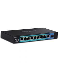 Trendnet TE-GP102 switch no administrado gigabit ethernet (10 100 1000) energía sobre (poe) negro