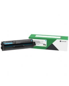 Lexmark C334HC0 toner alto rendimiento color cian