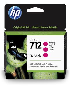 Hp 3ed78a 712 Original Magenta 3 Pieza(s)