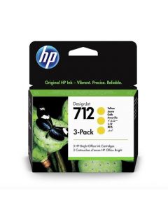 Hp 3ed79a 712 Amarillo 29ml 3-pack Tinta Amplio Formato