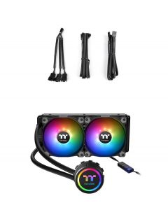 Thermaltake cl-w233-pl12sw-a Disipador Aio Water Riing Argb 240 2 Fan 120mm Control
