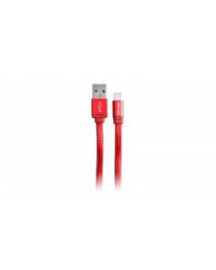 Vorago CAB-119 ROJO cable usb-apple lightning 1 metro b