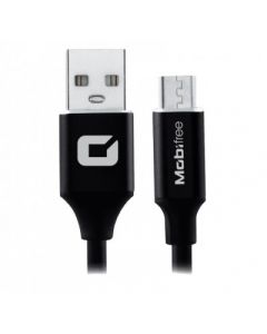 Mobifree mb-923590 Cable Usb A Micro 1m - Carga Y Transferencia De Datos, 2.0, Usb, Macho Macho, 1 M, Negro