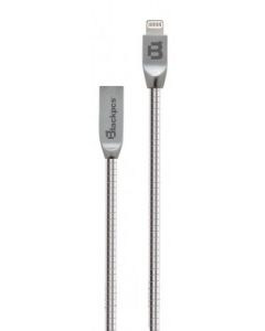 Blackpcs caslm-2 Cable Usb  - Plata, Metal, Apple, 1 M, Lightning