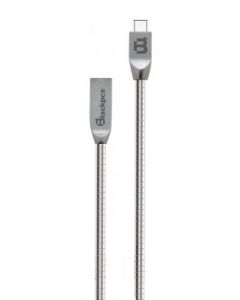 Blackpcs cascm-2 Cable Usb-c A Usb - C, Usb, Macho Macho, 1 M, Plata