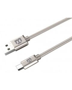 Blackpcs cagylt3m-3 Cable Usb - Usb, Micro 3 M, Gris