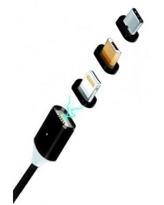 Blackpcs cablmutm-2 Cable Usb - Usb, 3 En 1, 1 M, Negro