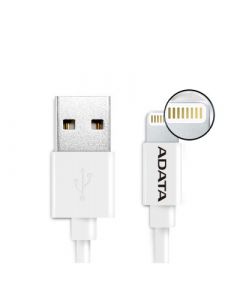 Adata amfipl-1m-cwh Cable Lightnign  - Usb, Lightning, Blanco