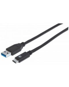 Manhattan 353373 Cable Usb C  A 1 M Negro